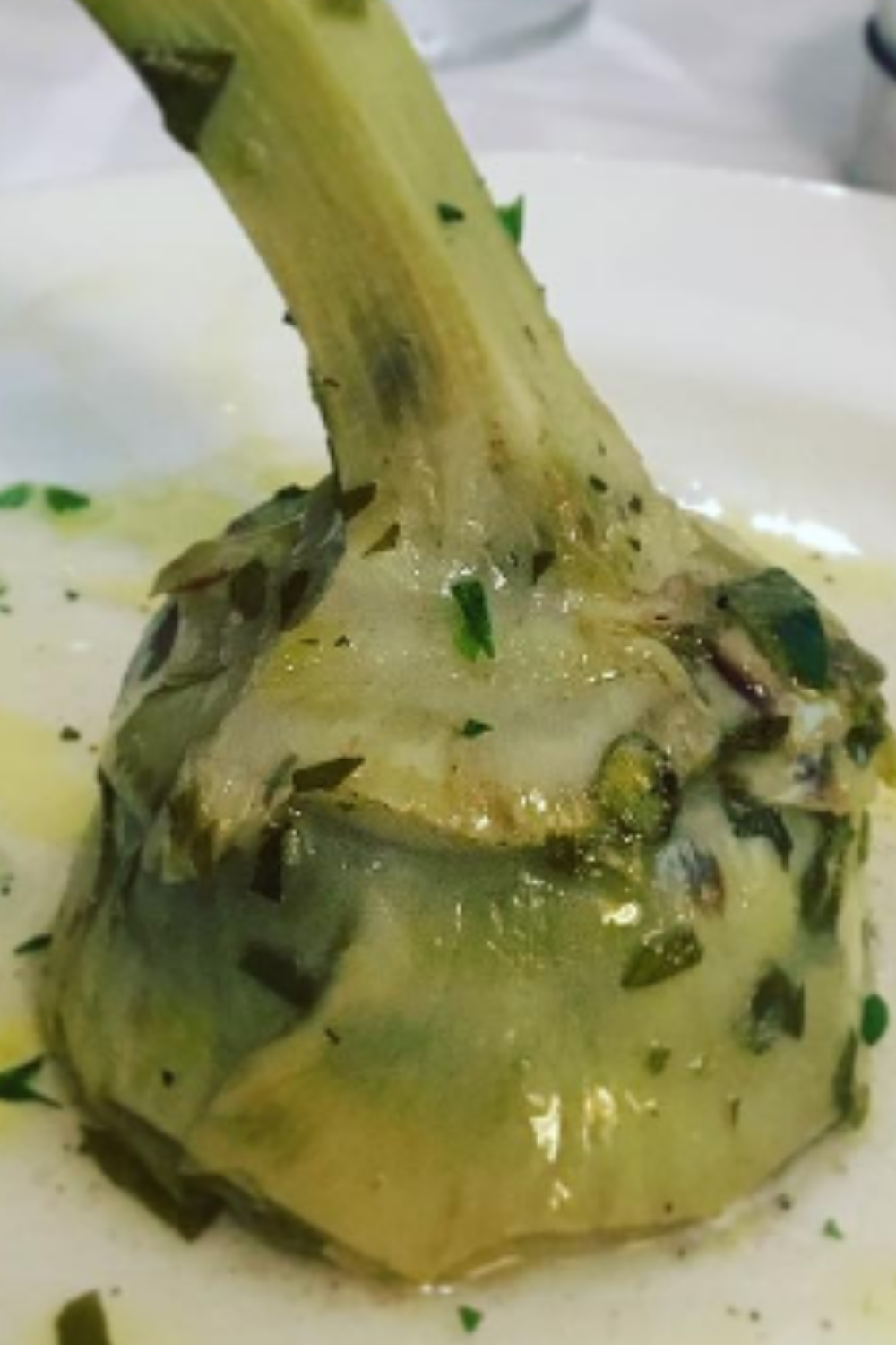 Carciofi alla Romana Carciofi alla Romana Recipe Guide hokes are extremely underrated no? Are they misunderstood?#carciofi #carciofiallaromana #artichokeshaveheartstoo  #rome #italy #travelfood #weekendgetaway