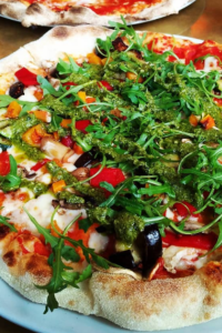 Campagnola Pizza Campagnola Recipe Guide #strada #stradarestaurant #london #southbank #lunch #fivepoundpizza #pizza #campagnola #campagnolapizza #rocket #greenpesto #pesto #vegetables #courgettes #stradapizza #butternutsquash #aubergines #londonlunch #veggiepizza #vegetarian #vegetarianpizza #January #pizzajanuary