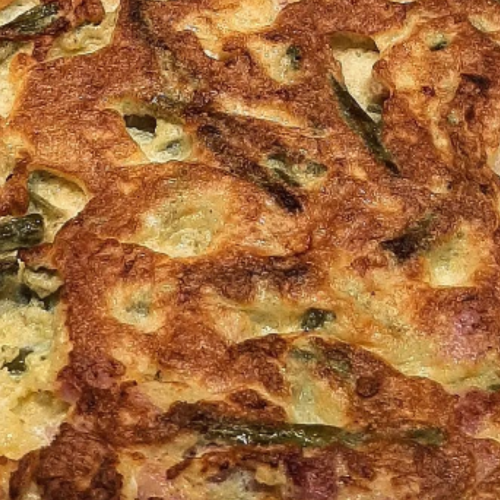 Frittata di Fagiolini #cenadistasera #frittata #frittatadifagiolini #fagiolini #pancettaaffumicata #cosacepercena #cenafacile #simpledinner #withsimplicity Frittata di Fagiolini (Green Bean Frittata)