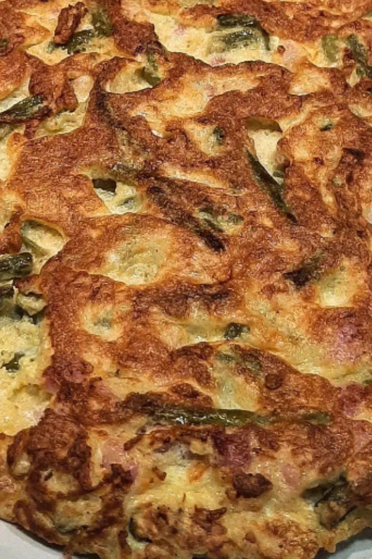 Frittata di Fagiolini #cenadistasera #frittata #frittatadifagiolini #fagiolini #pancettaaffumicata #cosacepercena #cenafacile #simpledinner #withsimplicity Frittata di Fagiolini (Green Bean Frittata)