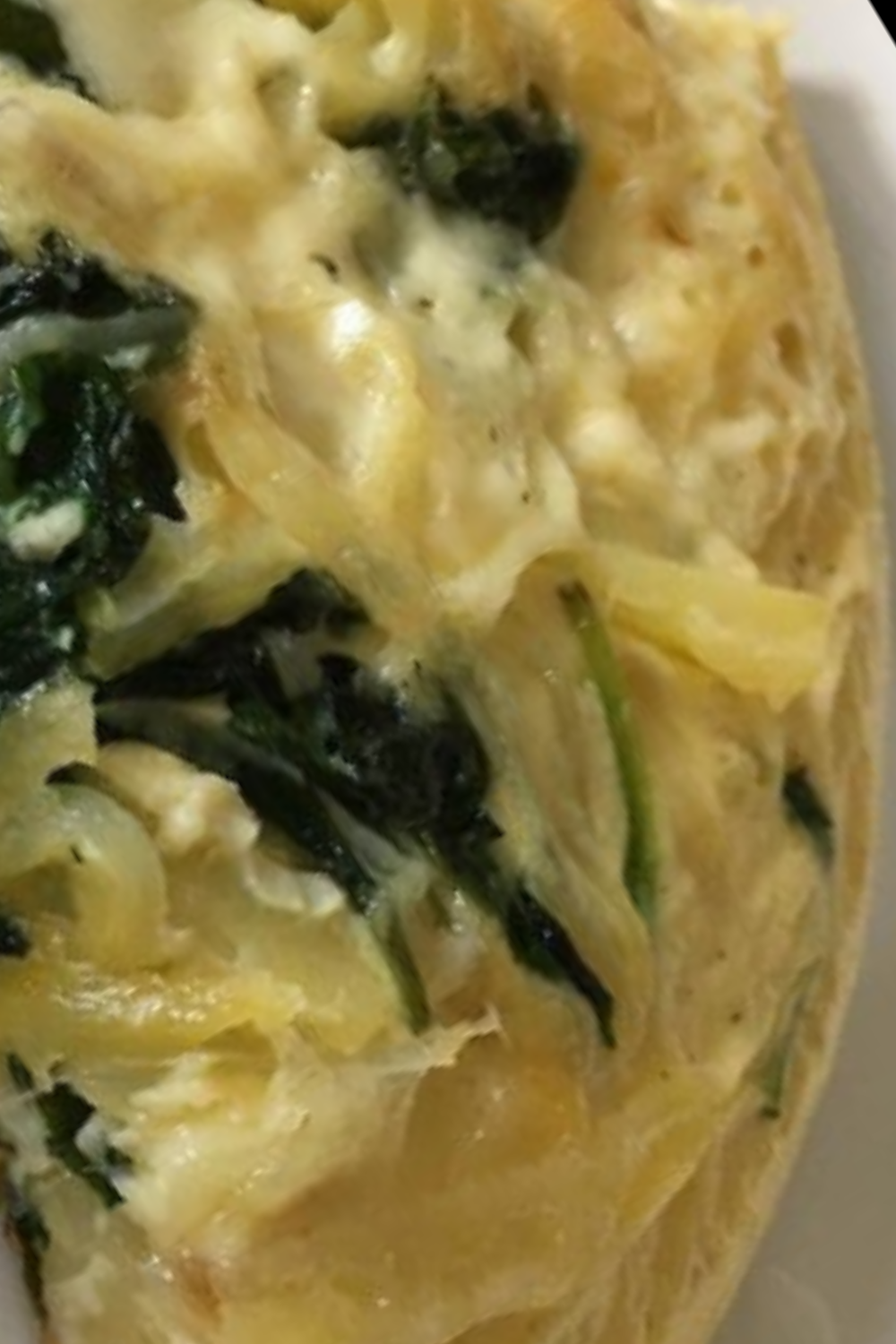 italian Frittata di Patate e Spinaci #swissfoodandmore#frittatadipatateespinaci Frittata di Patate e Spinaci (Italian Potato and Spinach Frittata)