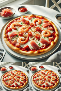 Pescatora #Yammy #Pizza #FruttidiMare at the #Restaurant La Montanara. #pizzafruttidimare #italien #yammy #foodporn #Dinner #pizzapescatora # #cheese #pizzalover #likeforlike #meal #followforfollow #lunch #foodie #foodblogger #Berlin #Steglitz Pizza Pescatora Recipe (Seafood Pizza)