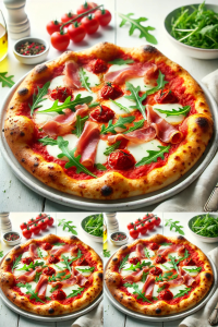 Pizza Montanara Recipe:#pizza #pizzamontanara #lunsj #lunch #trondheimmat #trondheimfood #yummy #diggmat #dinner #middag #matbilder #matglede #matlykke #sulten #trondheim #parma #steinsopp #middagstips #restaurantmat #reiselyst #mat Pizza Montanara Recipe: A Delightful Fried Pizza with Pomodoro, Mozzarella, Scamorza Affumicata, Rucola, and Speck