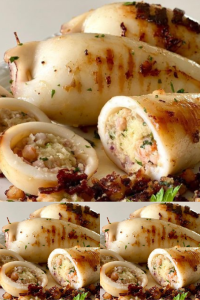 Stuffed Calamari- Calamari Ripieni#cucinareconlestagioni #calamariripieni #calamari #cucinaitaliana #foodbloggerlife #foodphotography #foodlovers #foodporn #firstposts #foodbloggeritaliani #foodpassione #haveaniceday #foodblogger #mangiaresano #cook #cookingram #fooditaly #yummi #solocosebuone #instagram #instalike #newageoffood #chef_onepro #cibobuono #foodmaison4 #cresciamomangiando #instaphotography #ieatintuscany Пуњене лигње #пуњенелигње #punjenelignje #calamariripieni #stuffedsquid #food #healtyfood #goodfood #instafood #happyfood #ilovefood #instalike #instagood #blackorchidnovost #happytime #lovelife #happinessisreal #thankyouall # #secondipiatti #pesce #fish #calamariripieni #calamaro #delicious #pomodoridatterini #pomodorifreschi #pistacchi #olioevo #parmigianoreggiano #foodlovers #gnamgnam #cucinarechepassione #food #instafood #mangiarebene #foodlover Stuffed Calamari (Calamari Ripieni) Recipe Guide