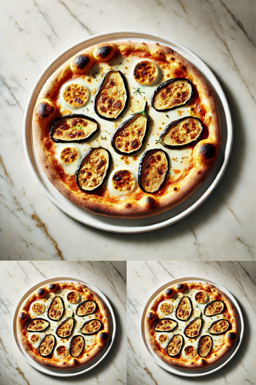 Pizza con Provolone e Melanzane Pizza con Provolone e Melanzane: A Delicious Italian Delight