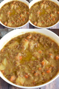 Zuppa di Lenticchie e Patate Zuppa di Lenticchie e Patate (Italian Lentil and Potato Soup)