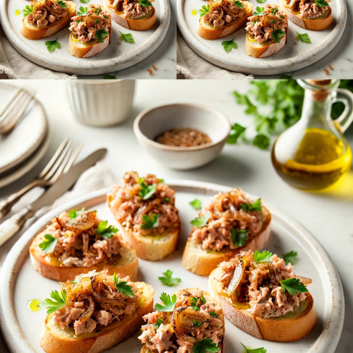 Bruschetta con Tonno e Cipolla Bruschetta con Tonno e Cipolla Recipe Guide
