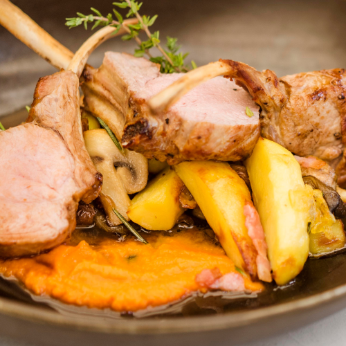 Arista di Maiale con Salsa di Mele (Pork Roast with Apple Sauce)