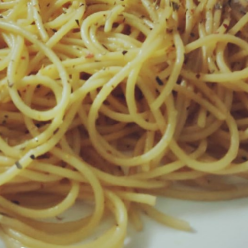 #Spaghetti Garlic and Oil