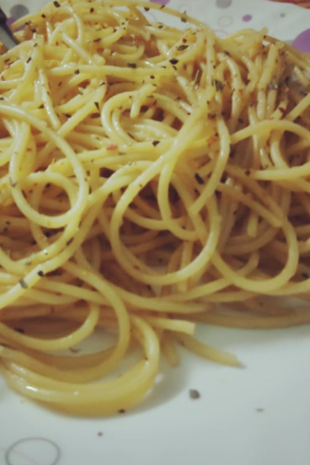 #Spaghetti Garlic and Oil