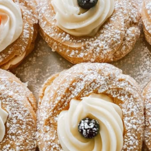 Recipe for St. Joseph's Cream Puffs (Bignè di San Giuseppe) #St. Joseph's Cream Puffs