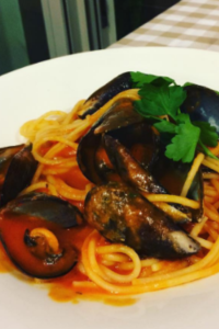 #Spaghetti with Mussels