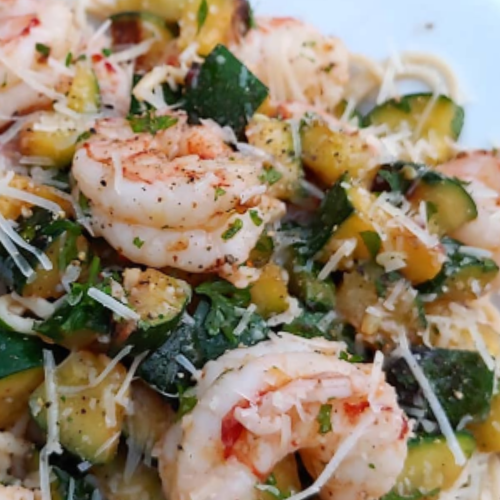 #Pasta with Zucchini and Shrimp recipe