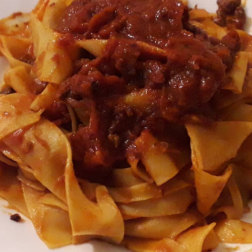 #Tagliatelle al Ragu di Cinghiale Recipe