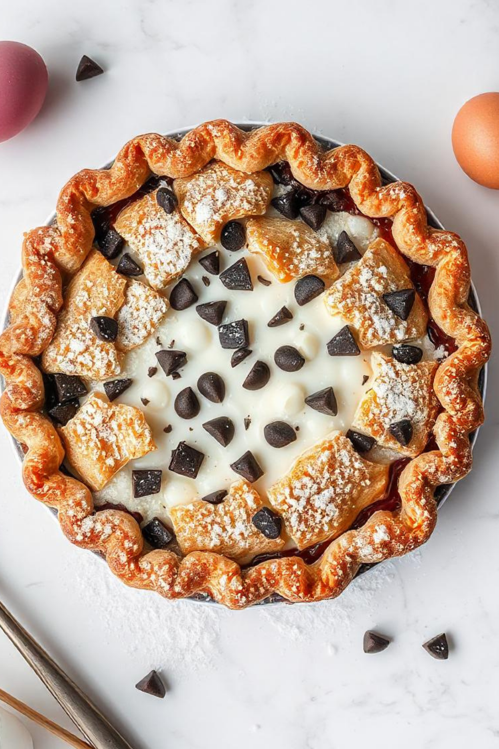 #(Pastiera Ricotta e Cioccolato) Recipe Guide Easter Ricotta and Chocolate Pie