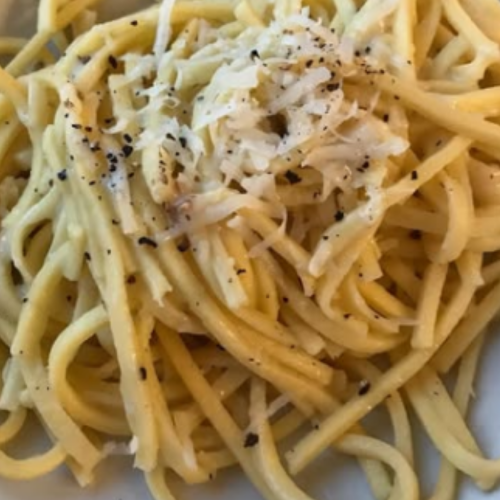 Recipe for Tonnarelli Cacio e Pepe