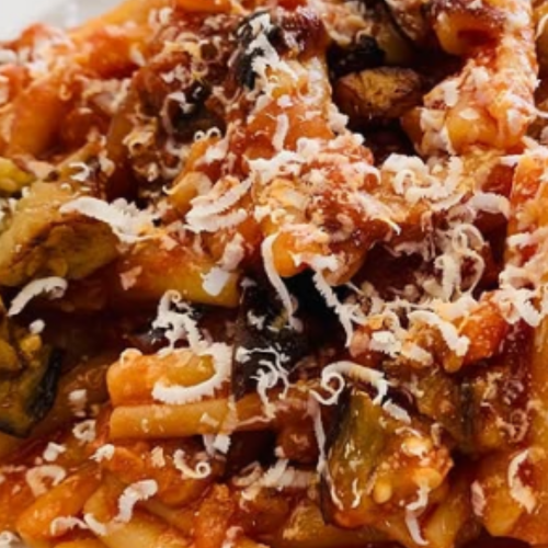 Pasta alla Norma con Ricotta