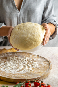 Impasto della Focaccia di Recco (Cheese-Stuffed Focaccia Dough)