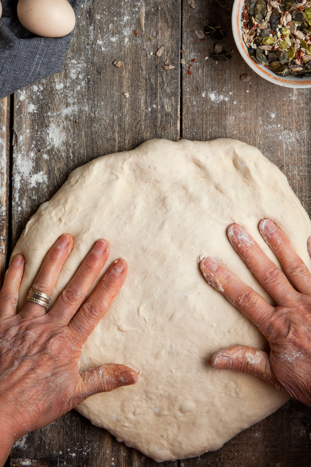 Impasto del Tortano Napoletano (Savory Stuffed Bread Dough)